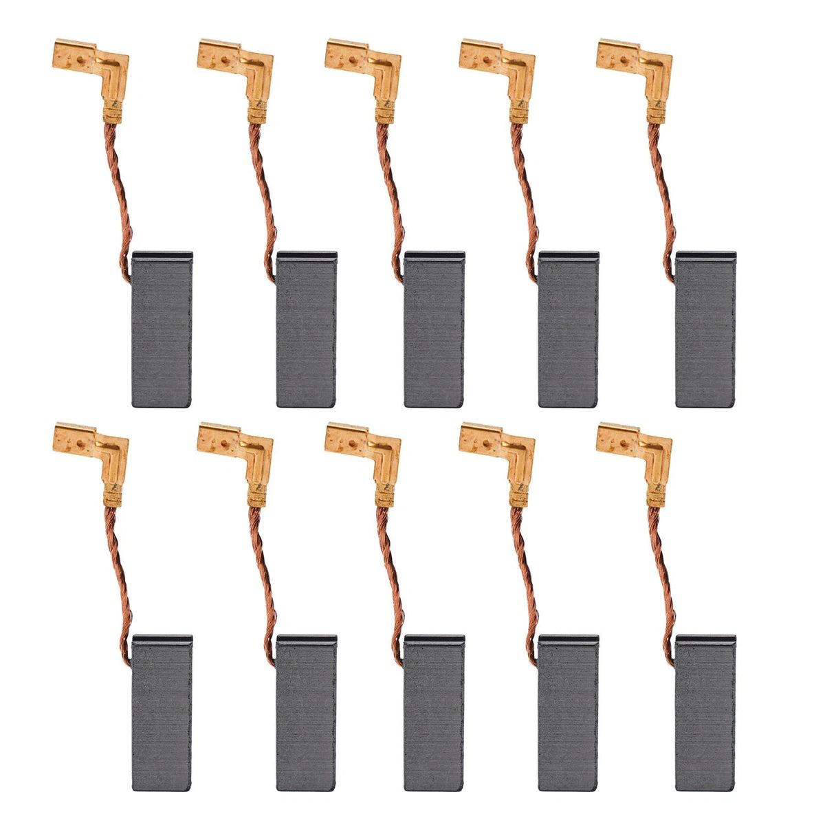 10 Pack Carbon Brushes for Electric Motors (Universal)