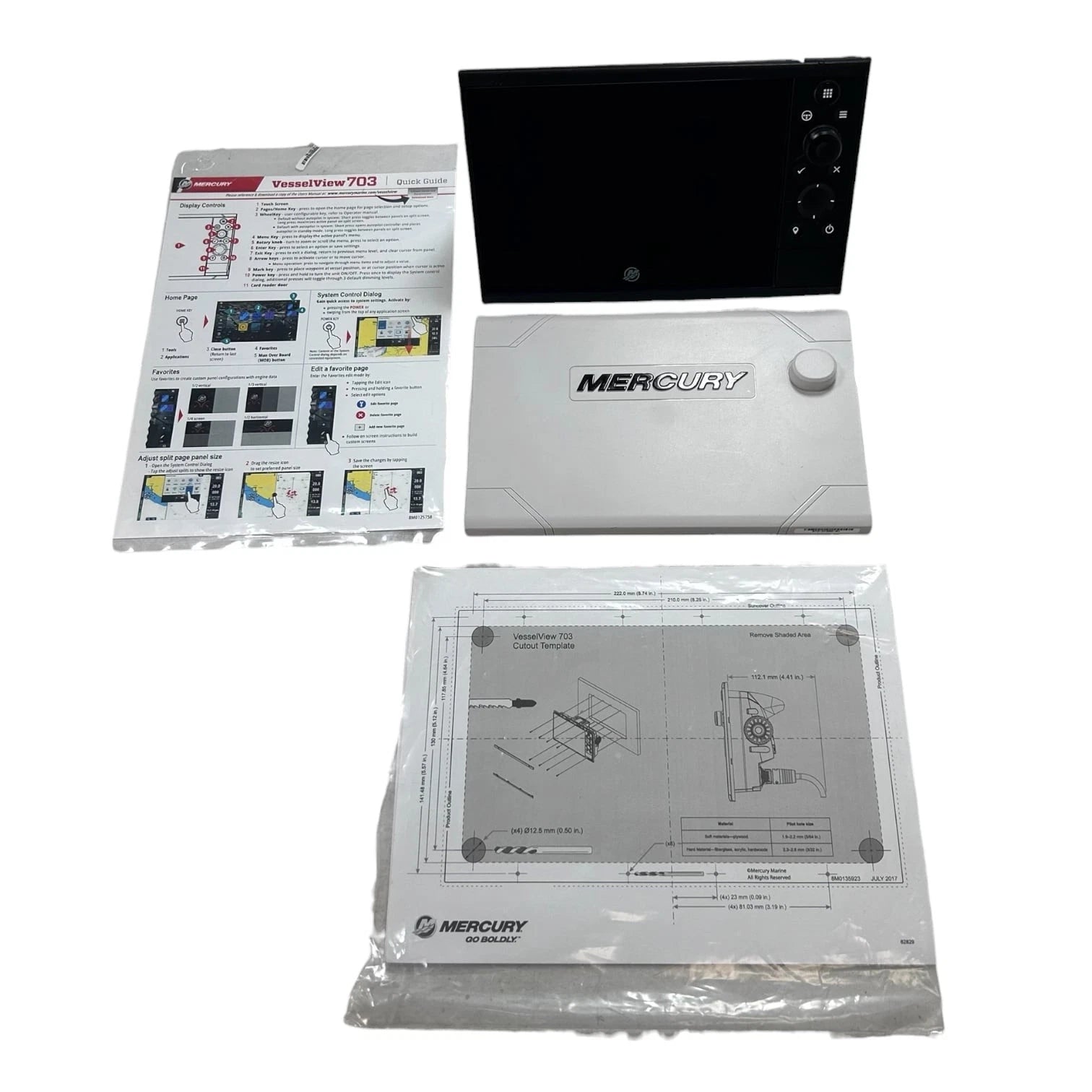 Mercury Vessel View 703 Touch Screen Display for Mercury (2010–2023)
