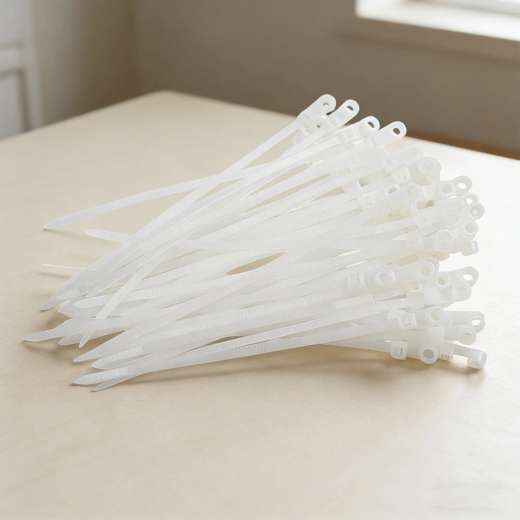 100PCS Self Locking Nylon Cable Ties for Secure Fastening