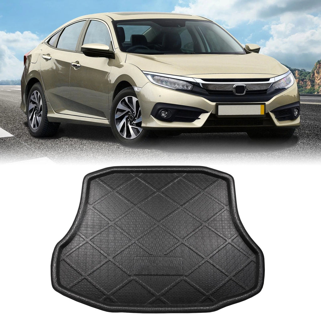 Cargo Trunk Tray Cargo Liner Rear Trunk Floor Mat for Honda Civic (2006–2011)