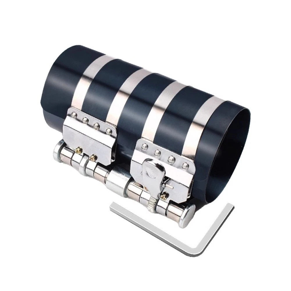 Adjustable Piston Ring Compressor Tool with Ratchet Lock 53mm to 195mm
