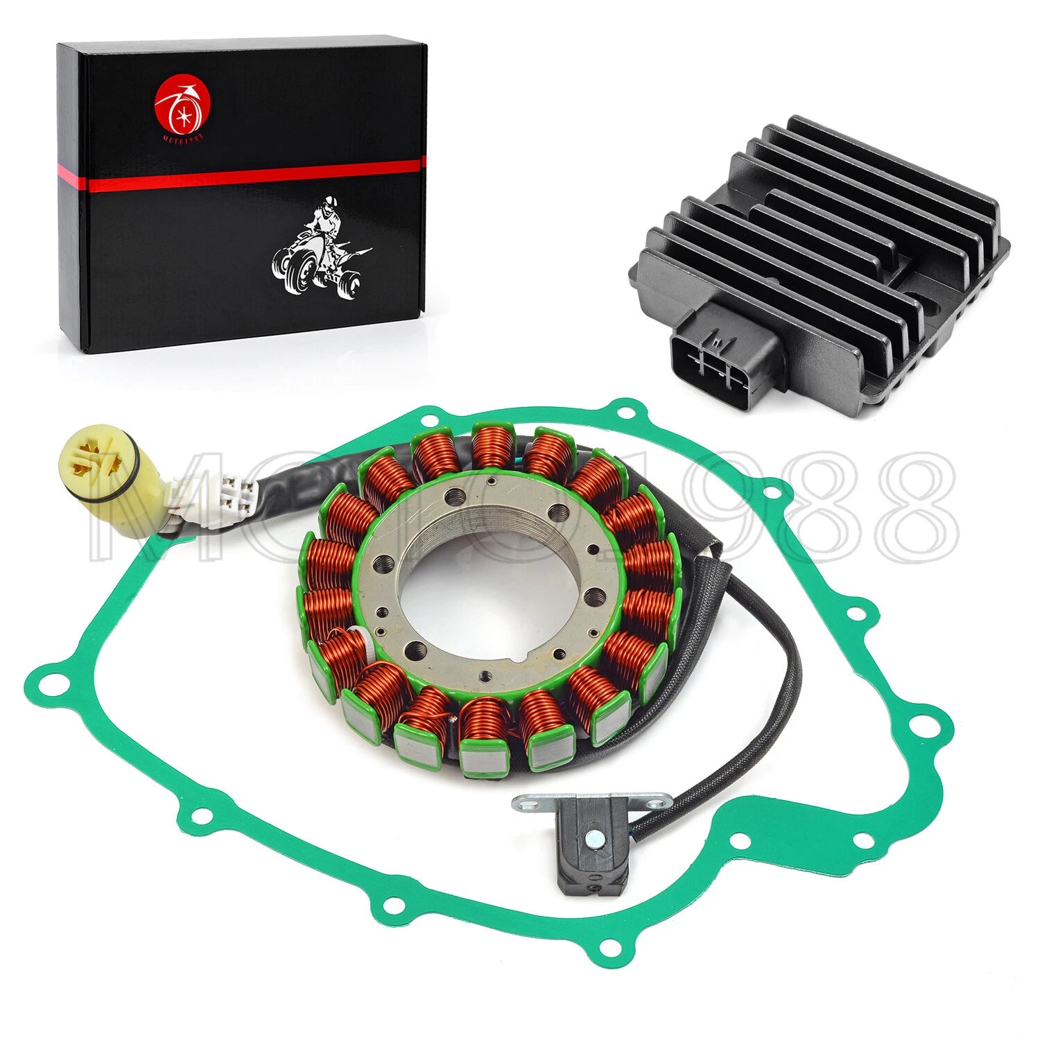 Stator & Regulator Rectifier with Gasket for Yamaha Grizzly 660 (2002–2008)