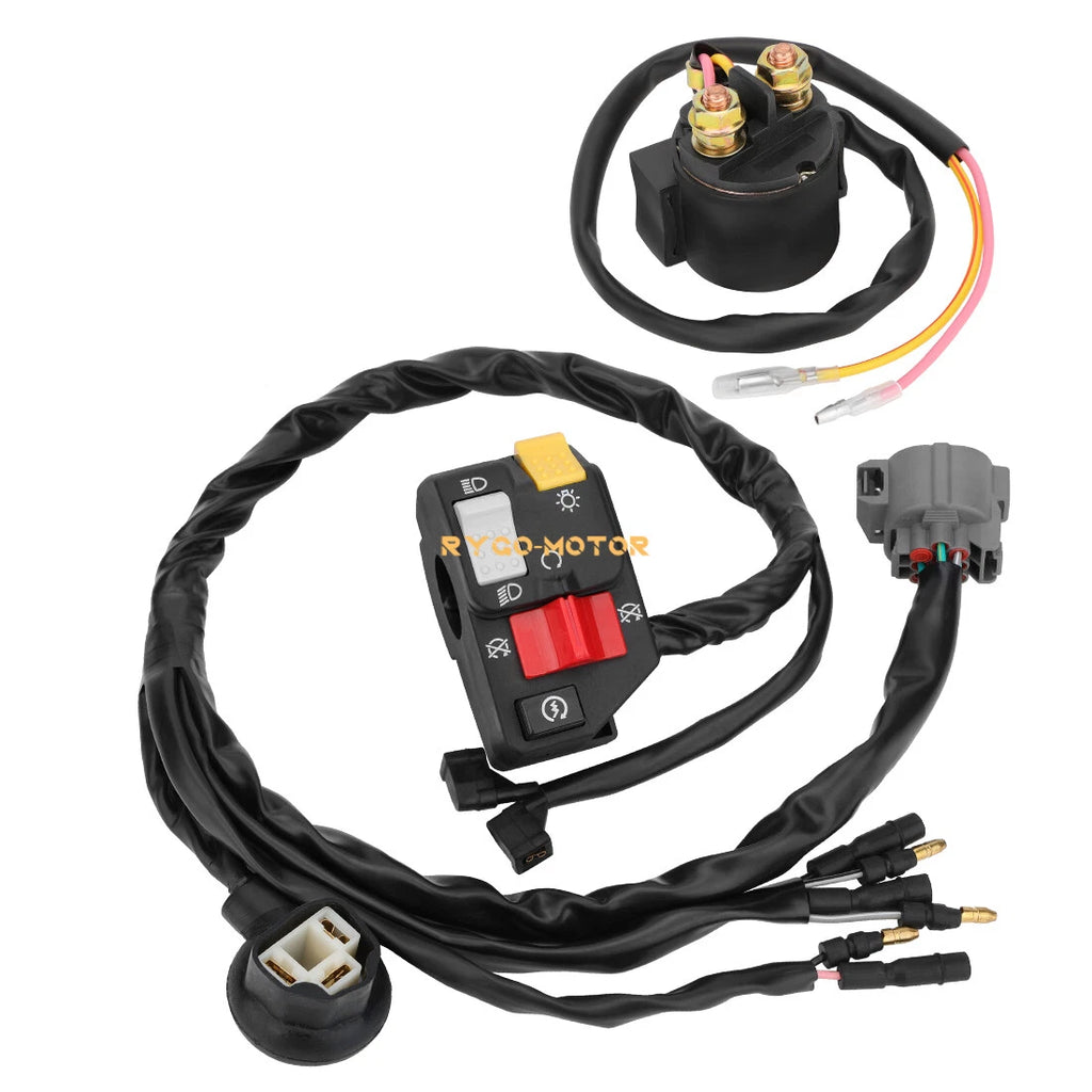 Handlebar & Starter Relay Switch for Honda TRX300EX 300EX Sportrax (1993–2006)