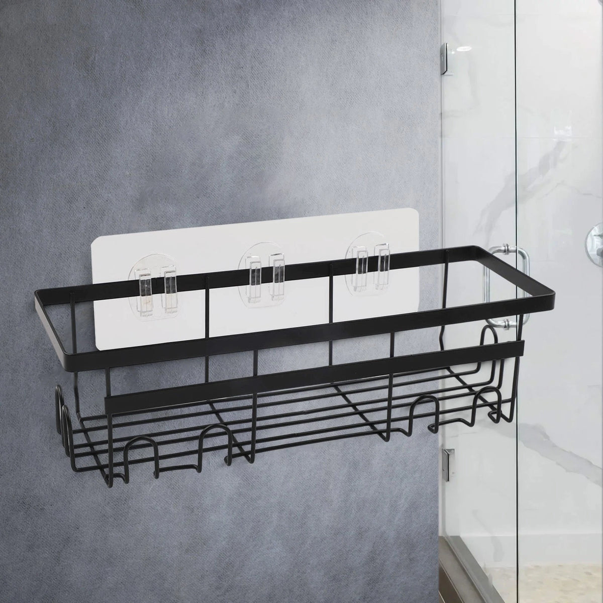 No Drill Shower Storage Racks for Organized Bathroom Space