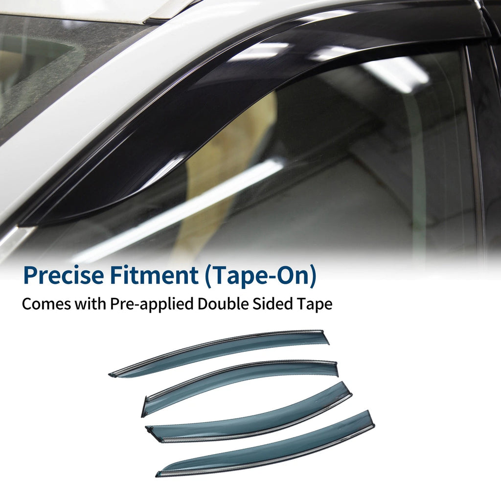 Window Deflectors Side Vent Visors for Chevrolet Cruze (2015–2019)