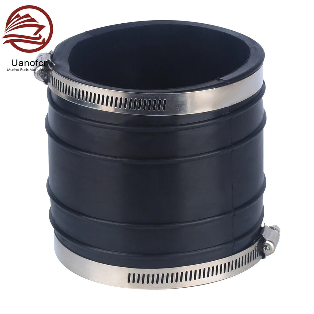 Upper Exhaust Tube Pipe Bellows 4" for Mercruiser (replaces 32-44348001, 32-44348T)
