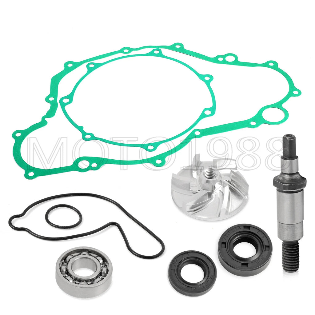 Water Pump Repair Kit for Yamaha YFZ450 (2004–2013) - Impeller, Seal, Shaft, Gaskets