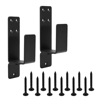 2X Heavy Duty Door Reinforcement Brackets for Home Security