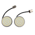 2" Amber LED Turn Signal Inserts for Harley Davidson