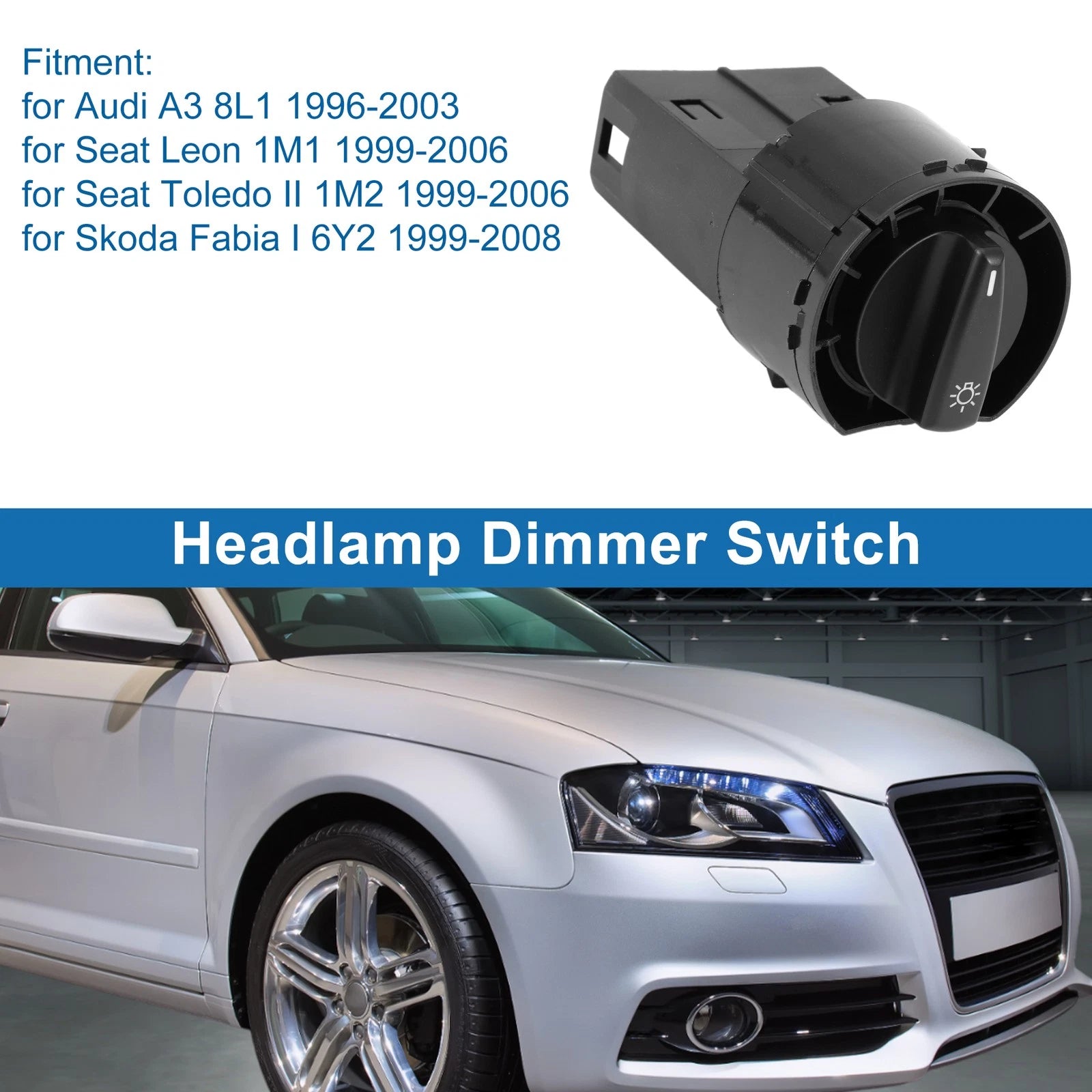 Headlight Switch Replacement for Audi A3 8L1 (1996–2003)