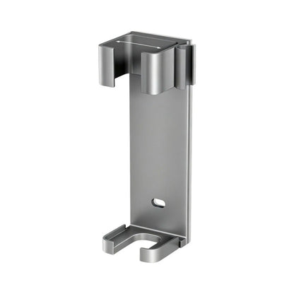 White Aluminum Curling Iron Holder for Bathroom Vanity (No Tools Needed)