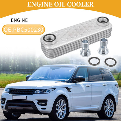Engine Oil Cooler with O-ring Seals & Bolt Set for Land Rover (No.PBC500230)