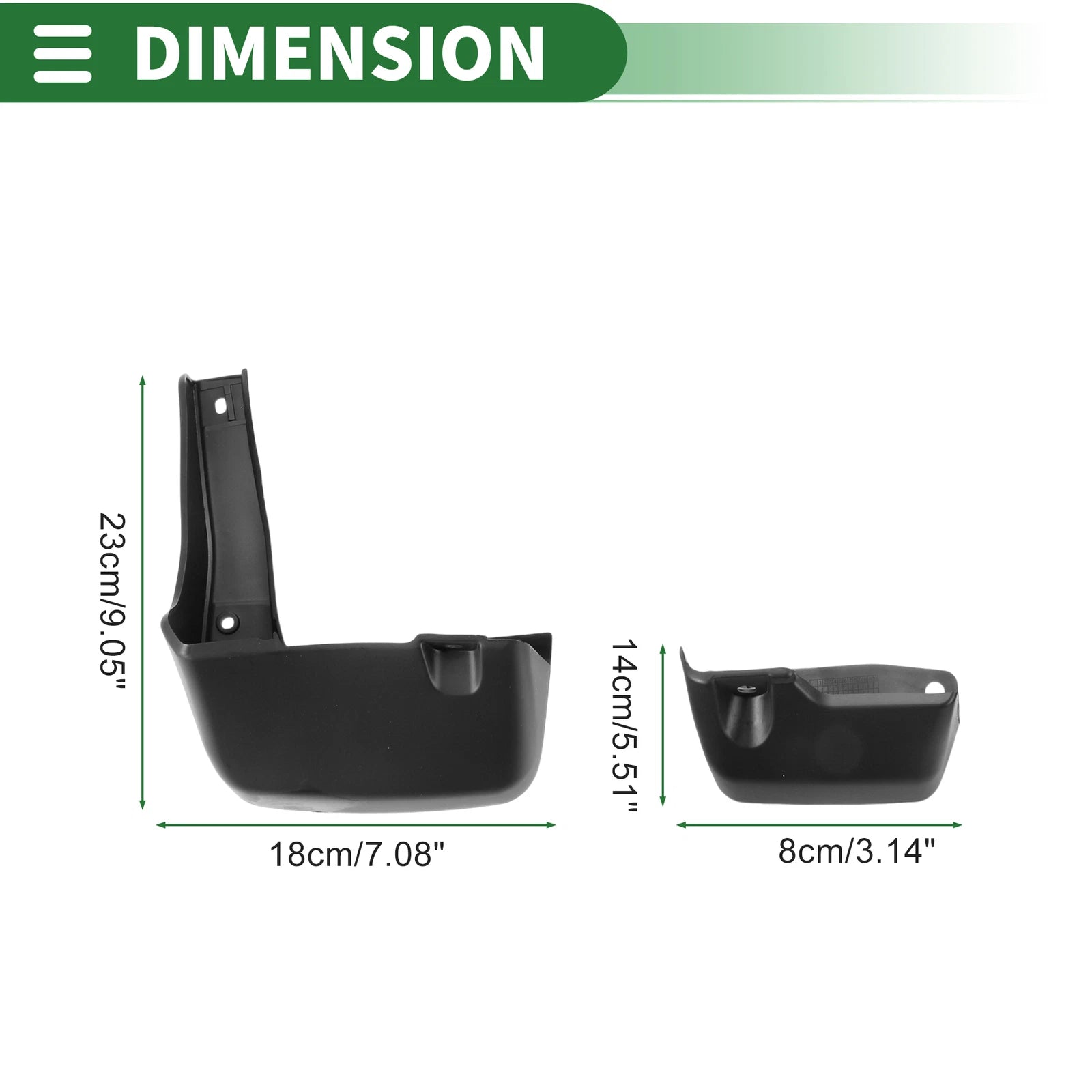 Mud Flaps Splash Guards for Honda Fit Shuttle (2011–2014)