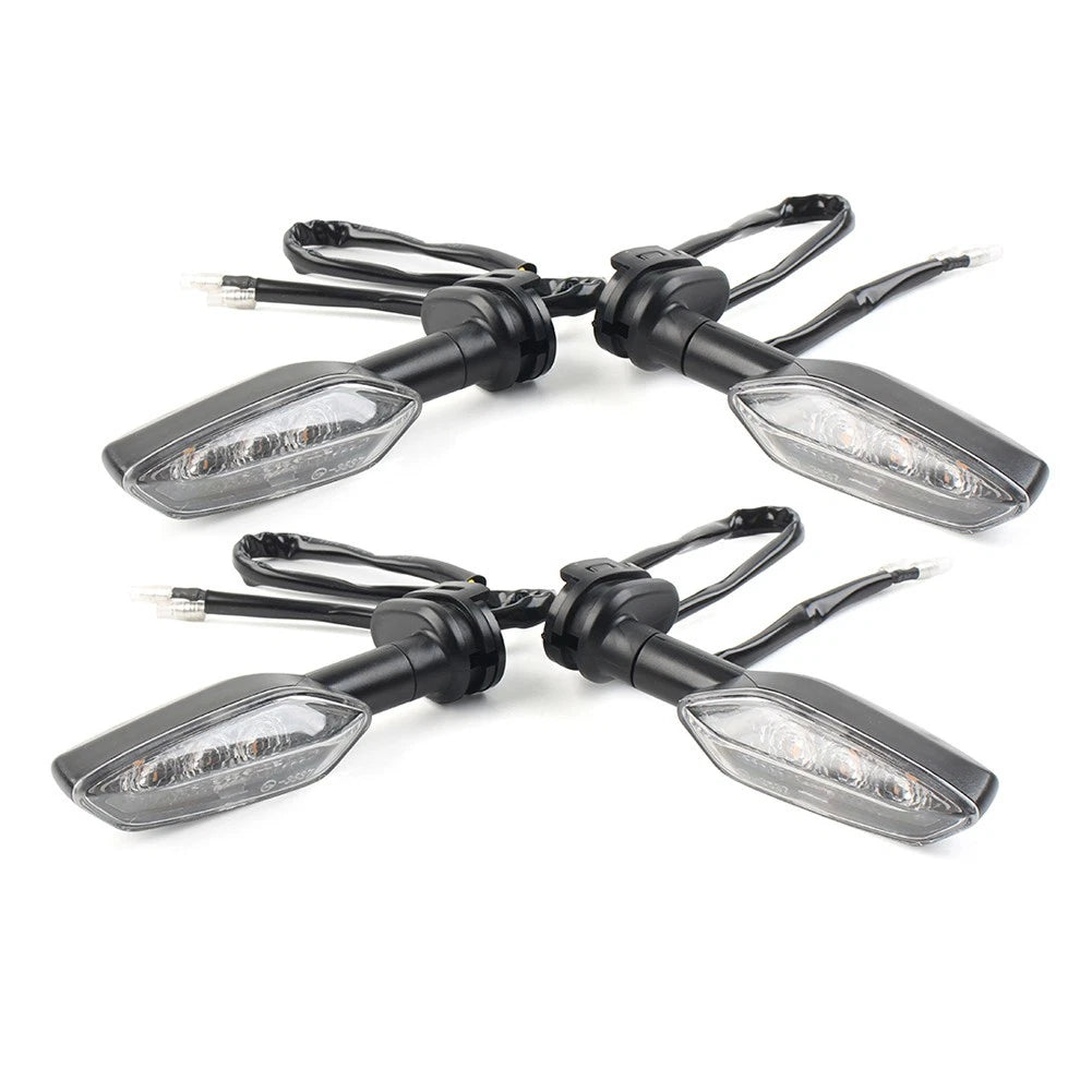 2X LED Turn Signal Indicator for Yamaha FZ 16 (2008–2016) - Clear