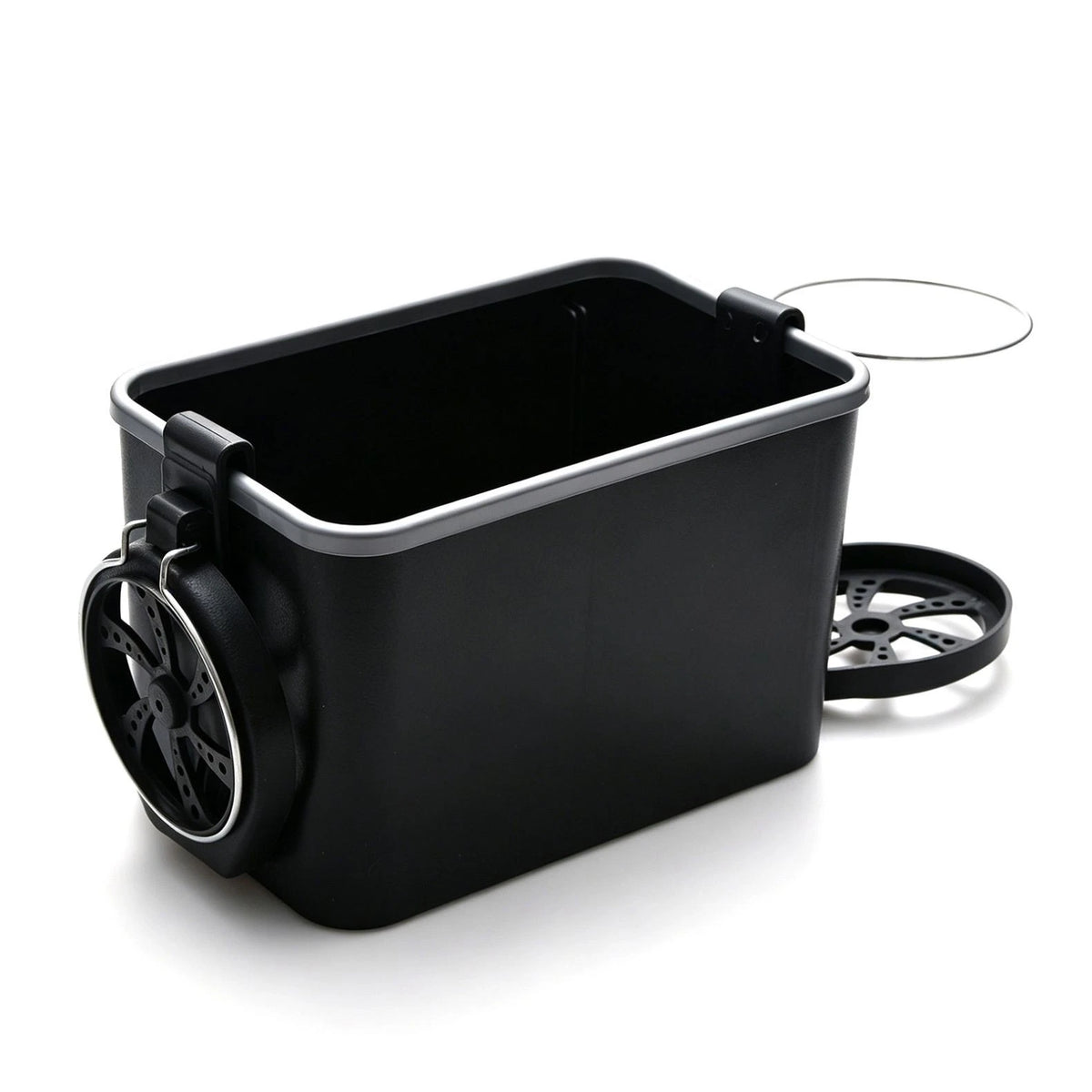 Armrest Storage Box with Tissue & Cup Holder for Universal Vehicles