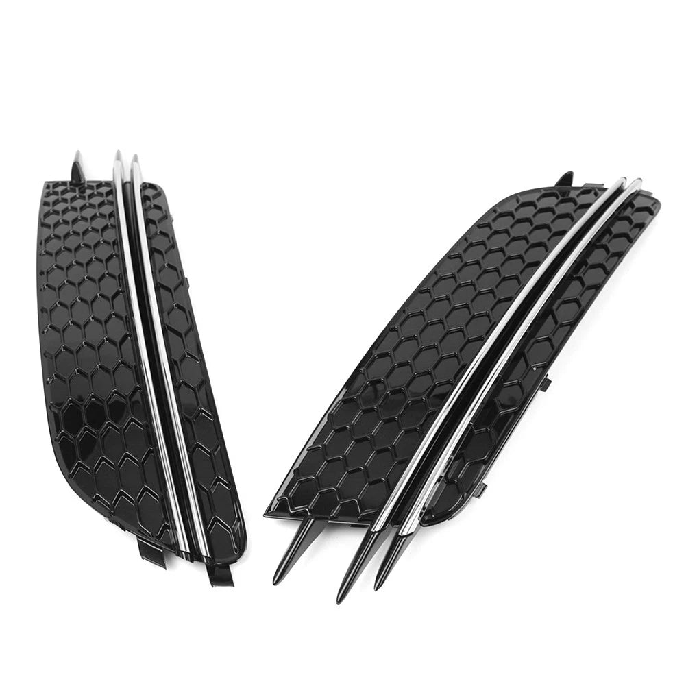 Honeycomb Front Bumper Fog Light Grill for Audi A6 C7 (2012–2015)