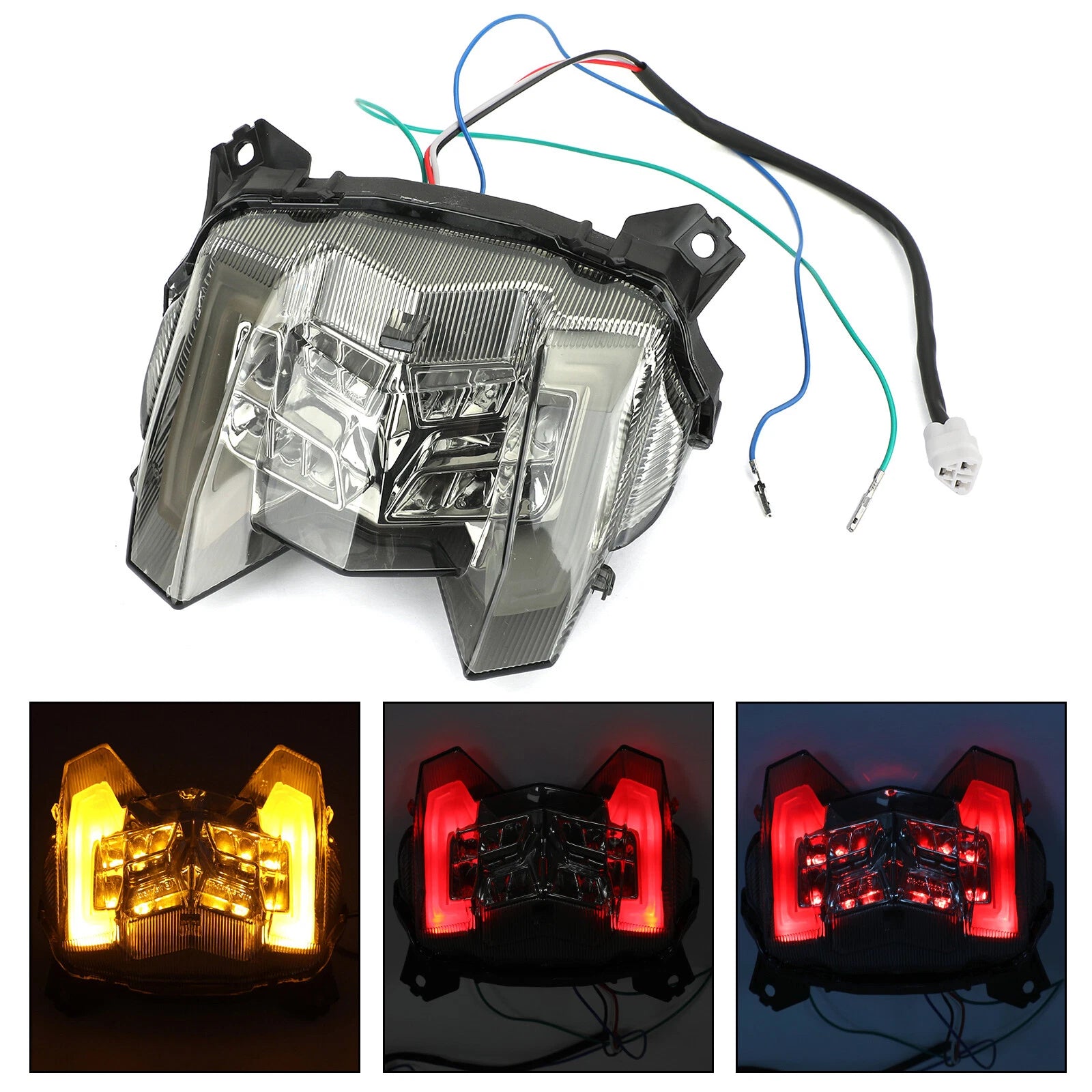 LED Rear Brake Turn Signals Taillight for Yamaha MT-09 FZ-09 (2017–2020)