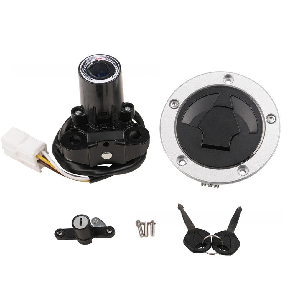Fuel Tank Cap Lock and Ignition Switch Set for Kawasaki EX650 (2013–2016)