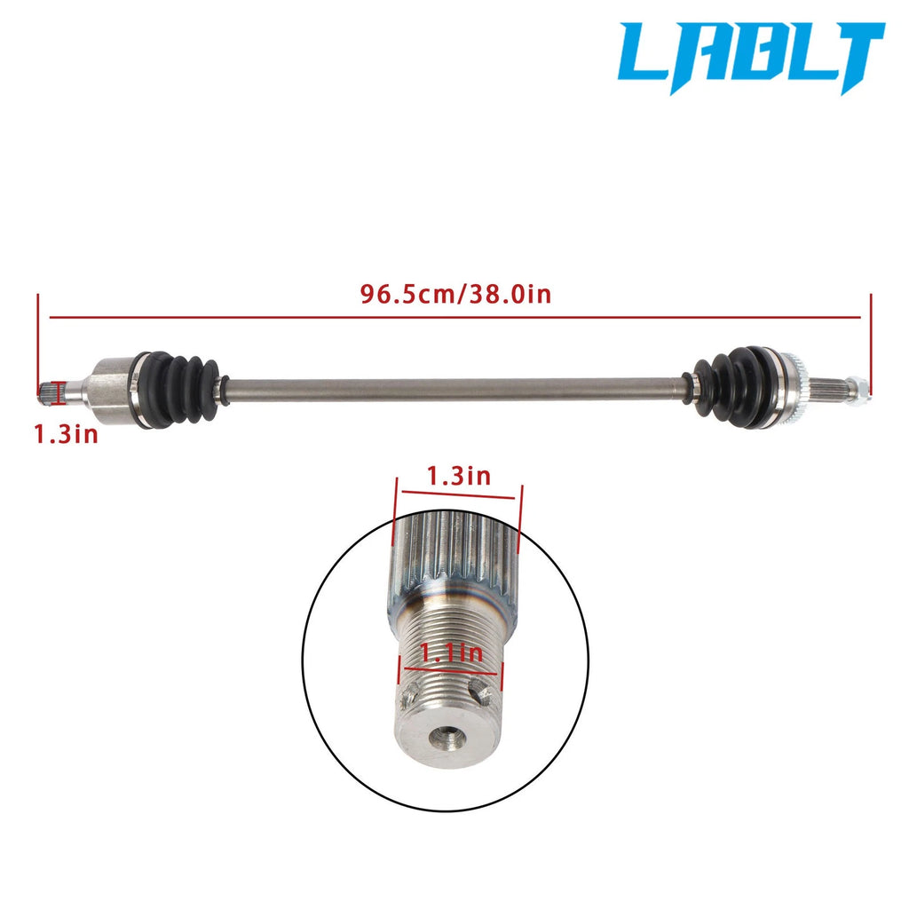 Front Passenger Side CV Axle Assembly for Hyundai Elantra, Kia Forte (2007–2012)