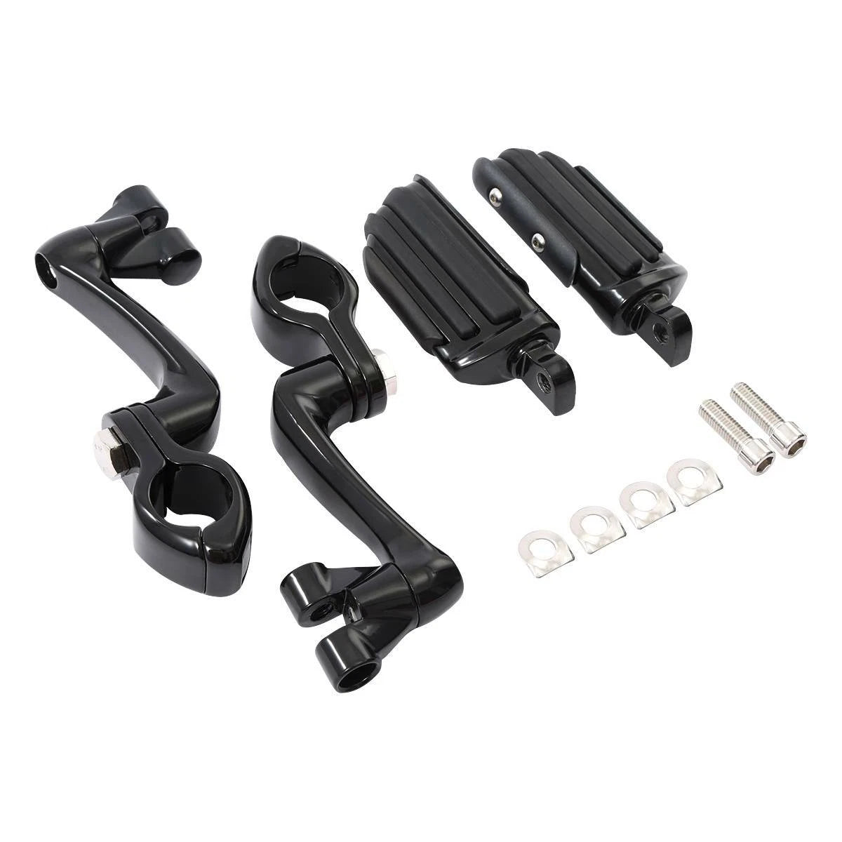 1 1/4" Engine Guard Highway Footpegs for Motorcycle (Adjustable)