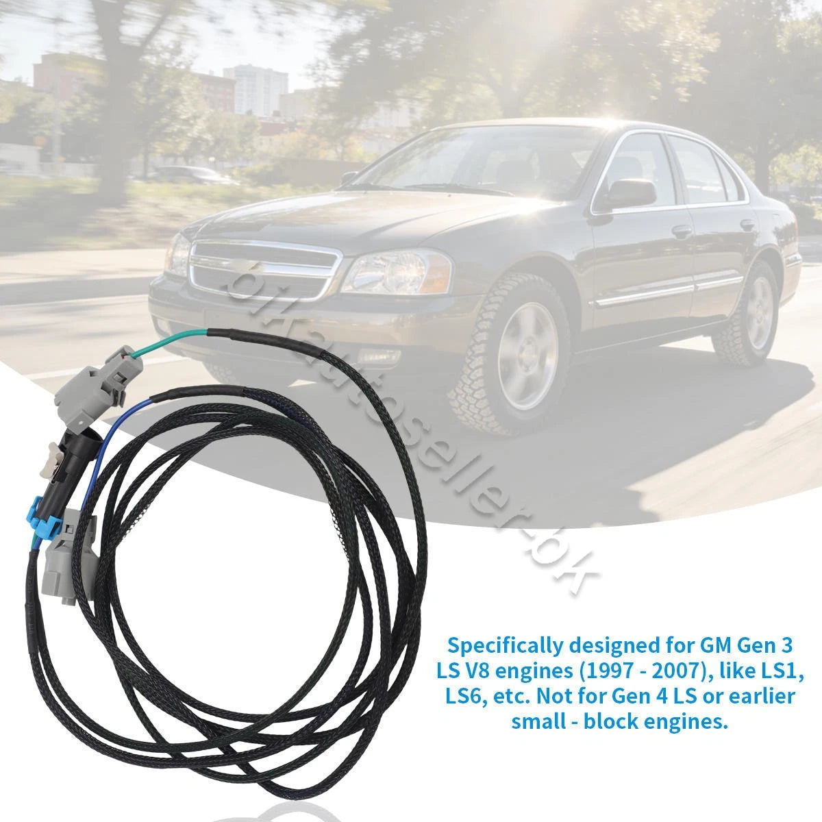 Knock Sensor Relocation Kit for GM Gen 3 LS V8 (LS1, LS6, LQ4, LQ9, LM7)
