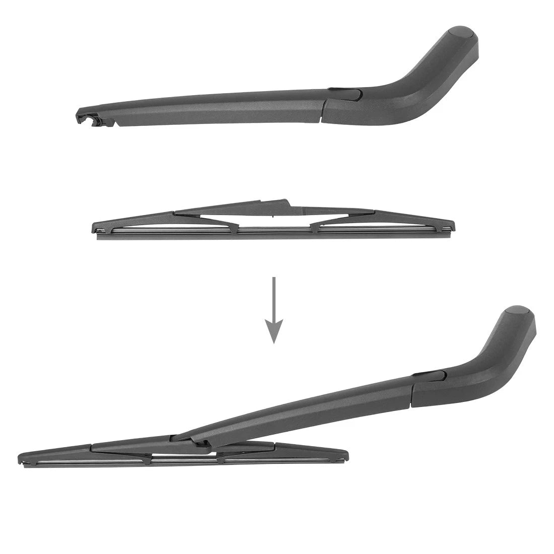 Rear Windshield Wiper Arm Set 380mm for Chevrolet Spark (2013–2016)