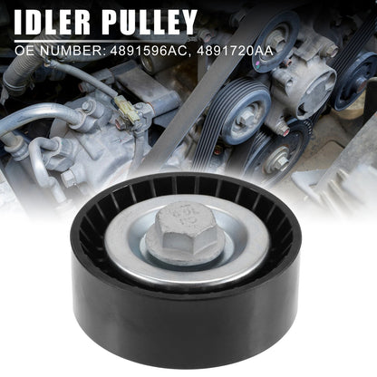 Accessory Drive Belt Idler Pulley Replacement for Dodge Journey (2009–2019)