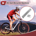 Bicycle Spoke Set 191 mm Steel Galvanized for 36 Set Spoke (191 mm)