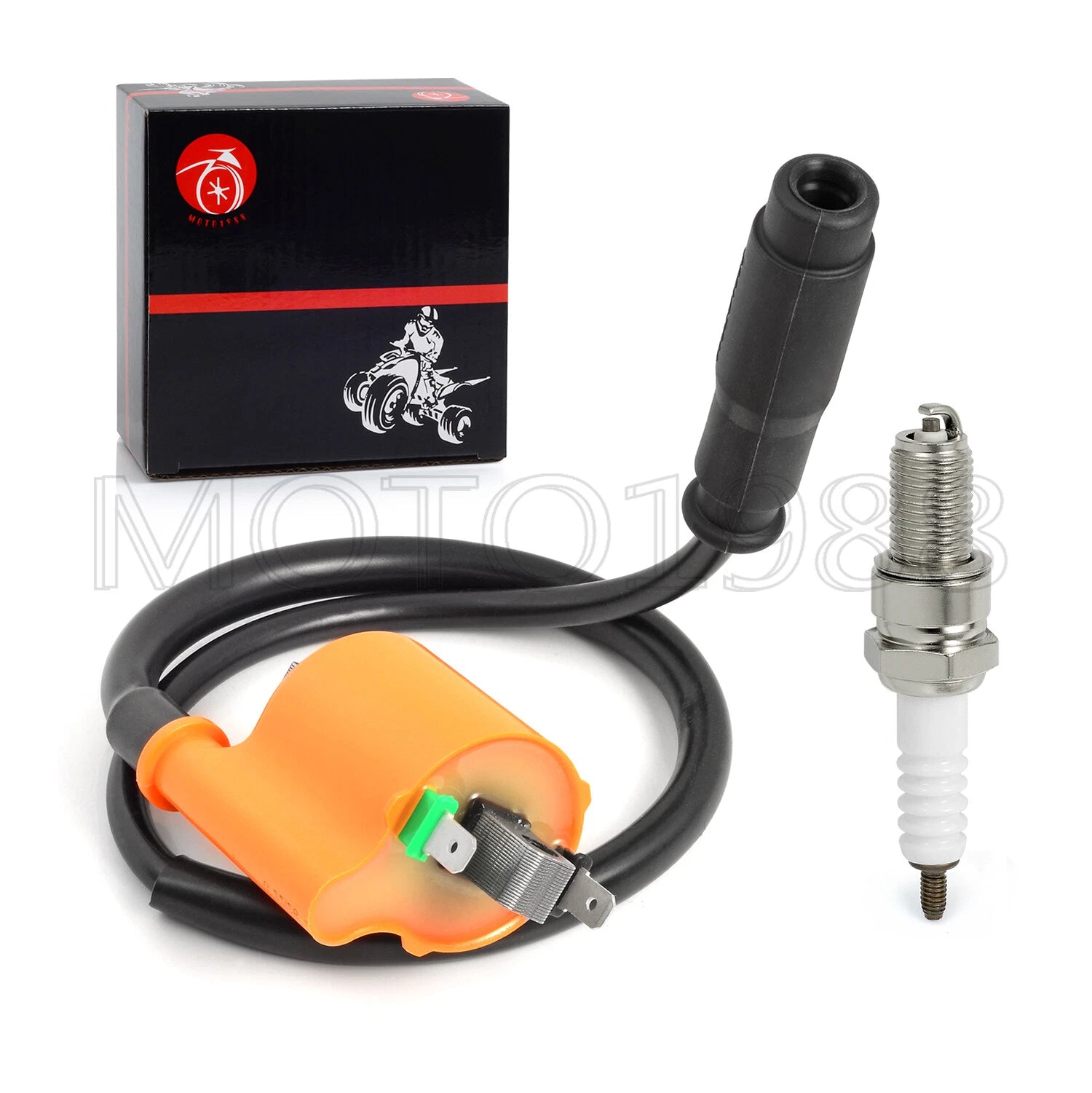 Ignition Coil Pack + Spark Plug + Cap for Kawasaki Teryx 750 (2009–2013)