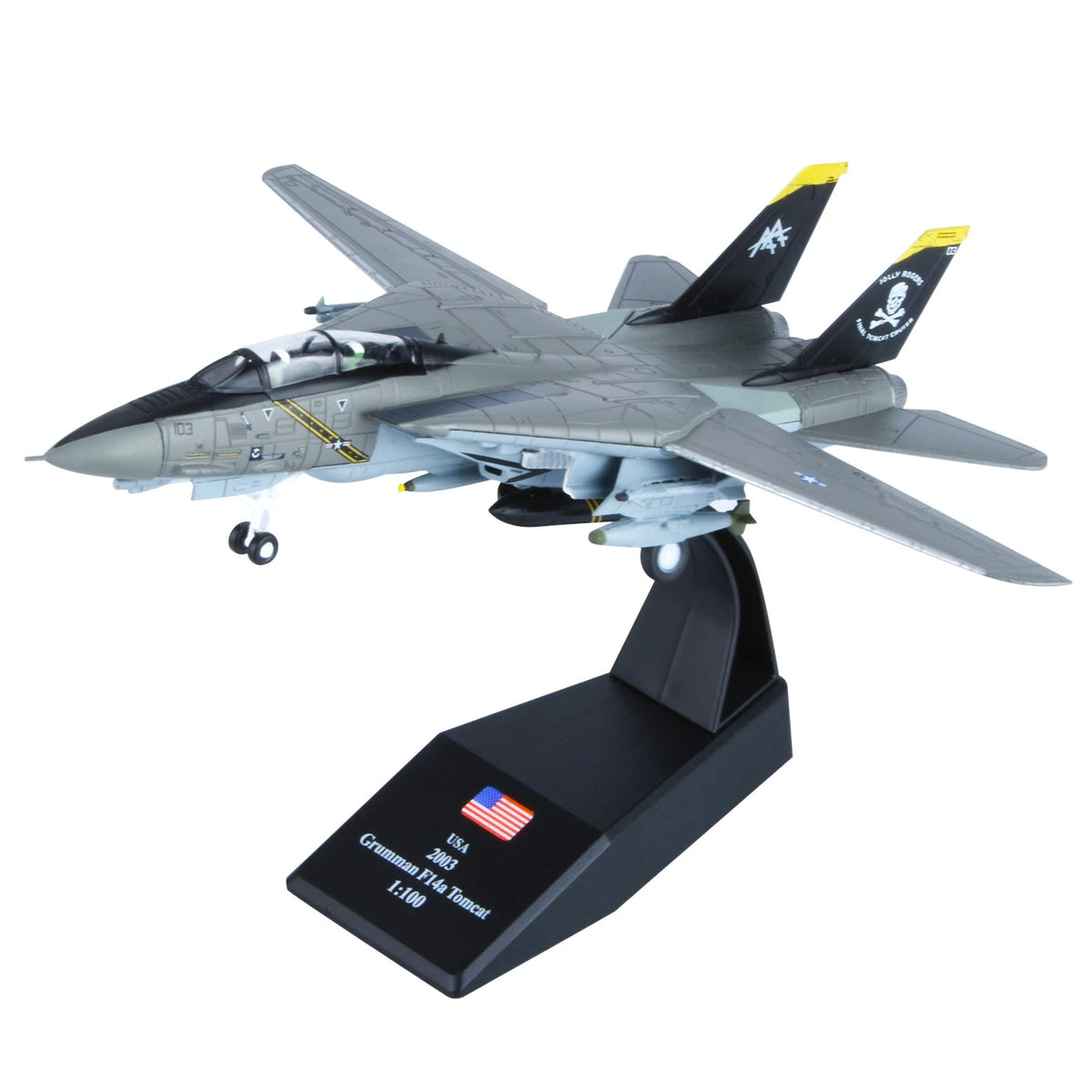 F-14 Tomcat Aircraft Model Simulation Finished Ornament
