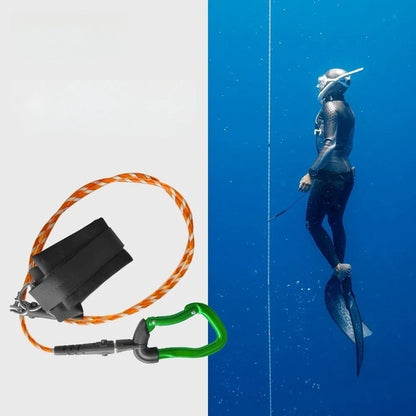 Rotatable Diving Rope 140cm with Safety Buckle for Divers