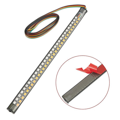 LED Motorcycle Strip Lights Turn Signal Replacement for DC 12V (1Pc)