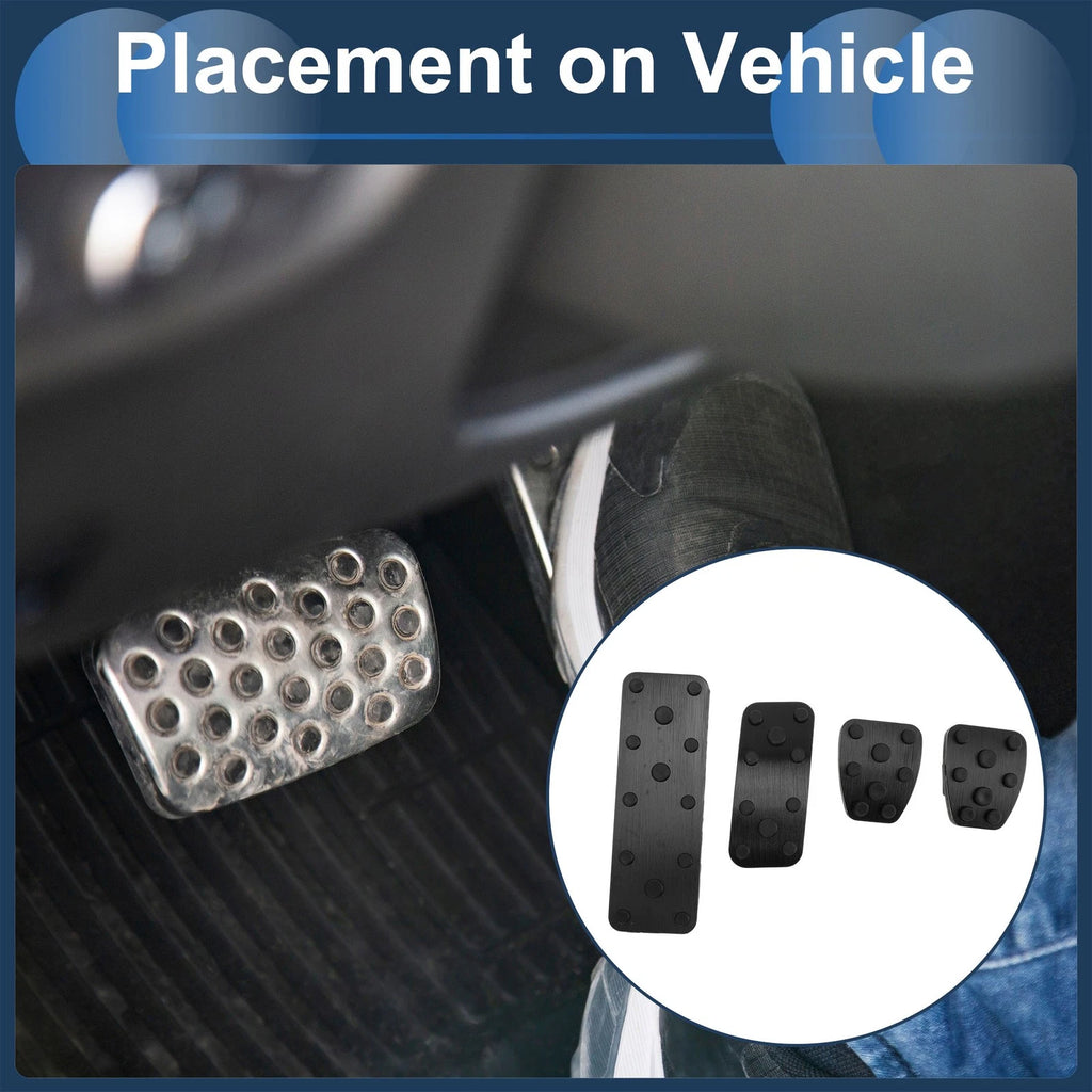 4 Pcs Foot Accelerator Pedal Covers Replacement for Subaru Forester (2003–2005)