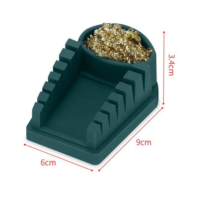 6-Groove Silicone Solder Holder for Precise Wire Placement