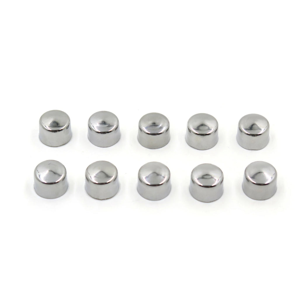 10pcs Chrome Allen Socket Bolt Cap Dress Kit for Harley