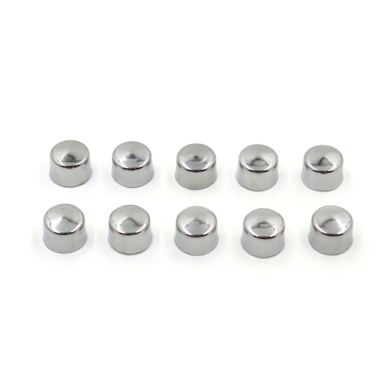 10pcs Chrome Allen Socket Bolt Cap Dress Kit for Harley