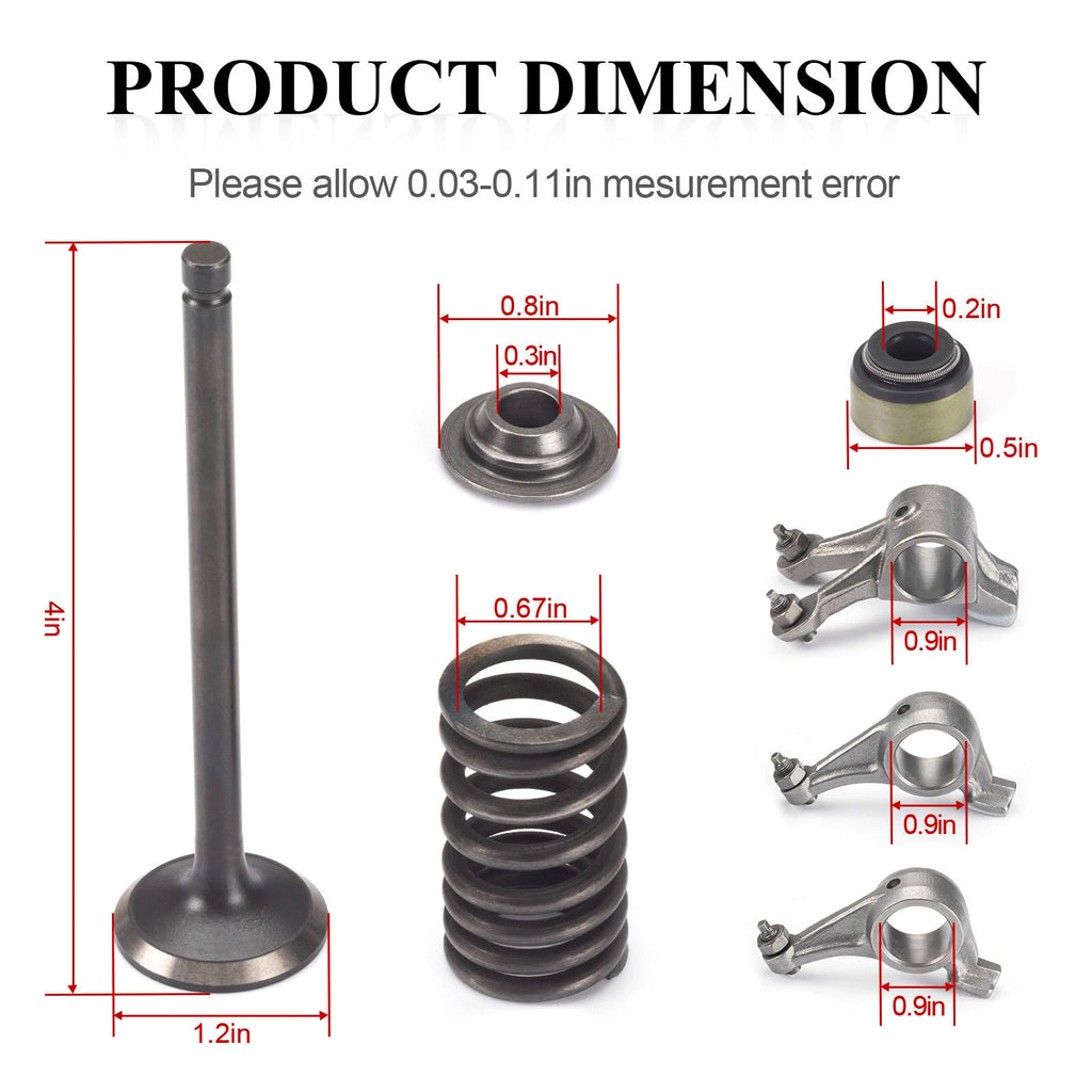 Rocker Arm & Valve Kit for Polaris Sportsman 500 4x4 6x6 (1996–2014)