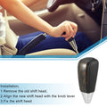 Gear Shift Knob Black Wood Pattern Replacement for Toyota Land Cruiser (2008–2021)