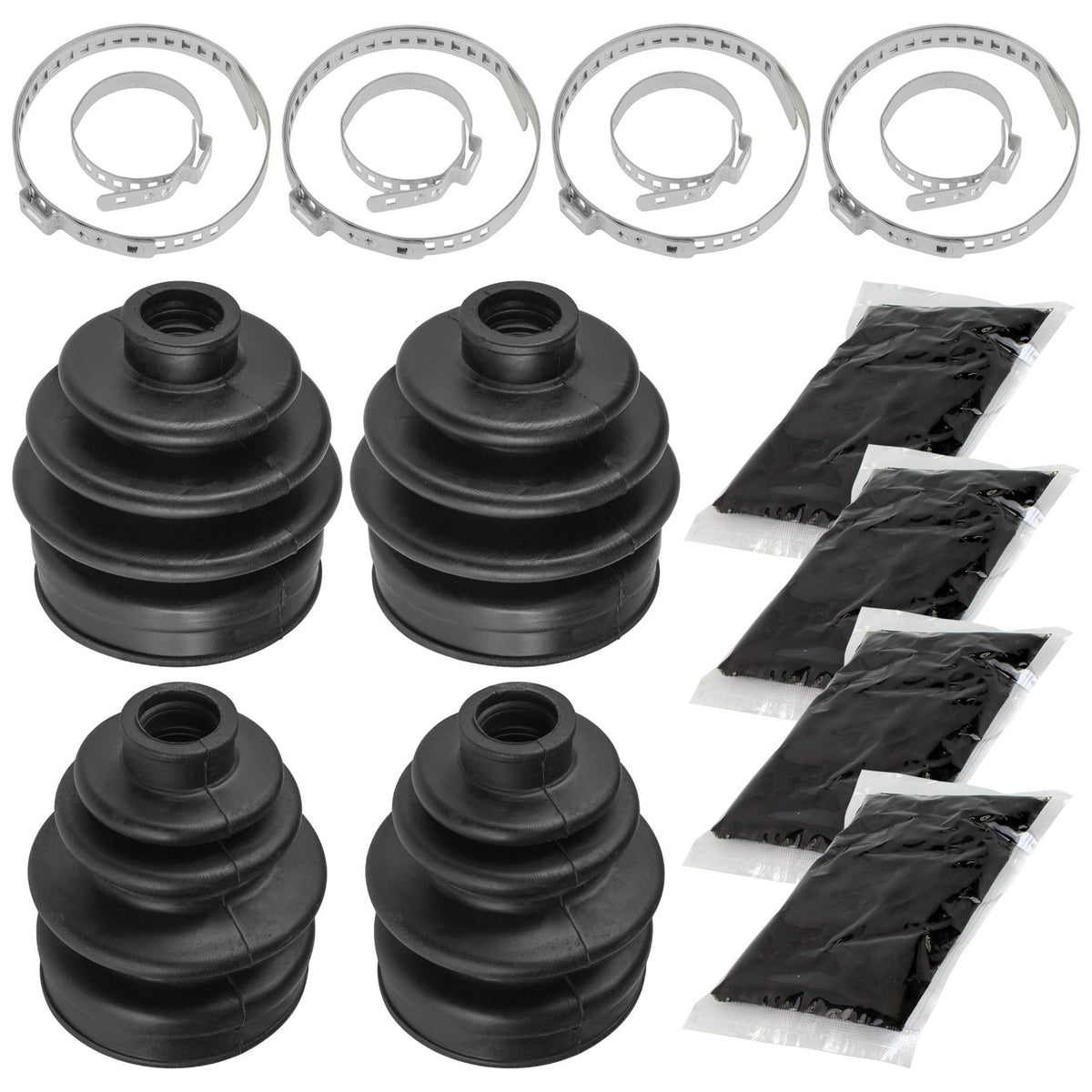 Front Axle CV Boot Kit Outer Inner for Honda TRX650FGA Rincon (2004–2005)