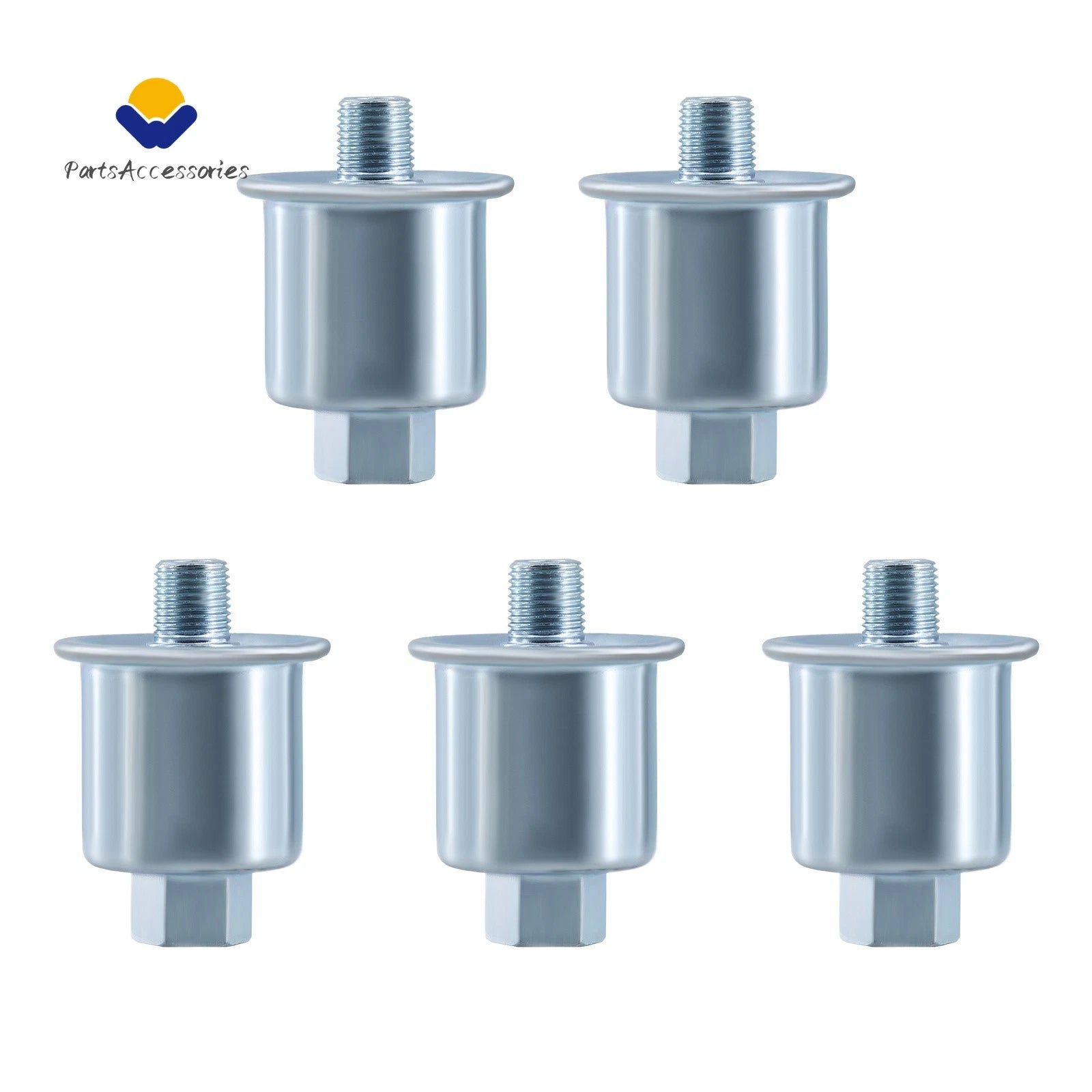 5 Metal Fuel Filters for Kohler 25 050 22-S John Deere AM116304 Stens 120-436