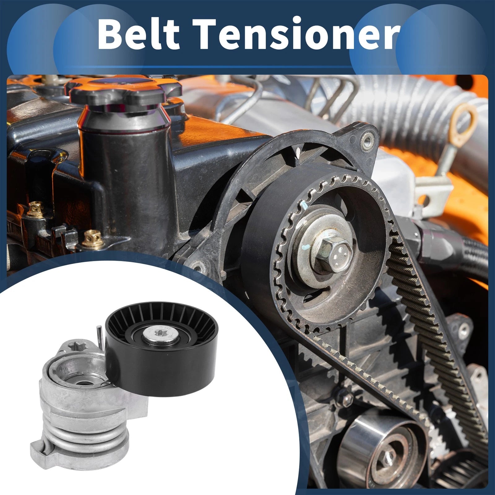 Belt Tensioner for BMW X5 2006–2010 Replacement Metal 1 Piece