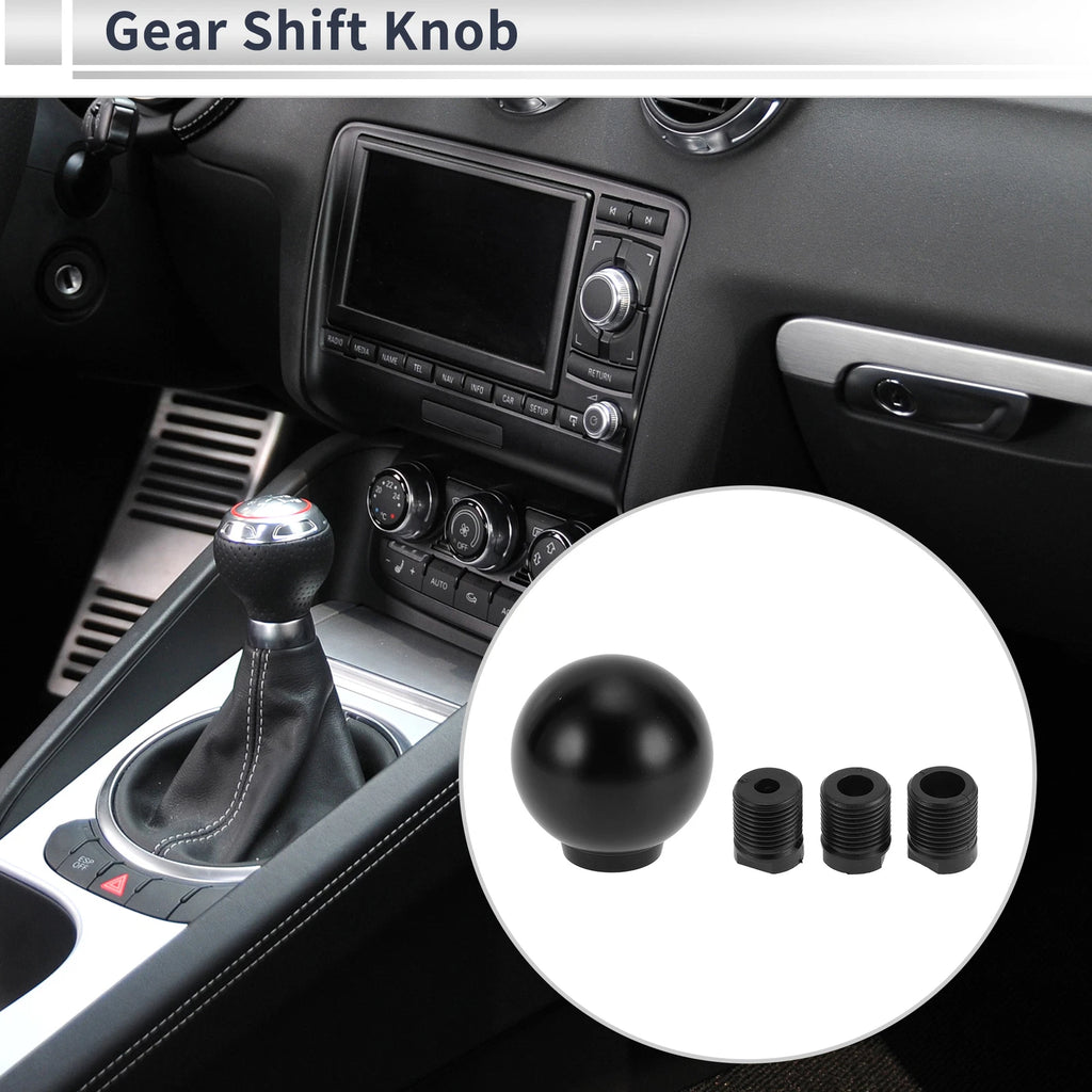 Shift Knob Set with 3 Adapters for Universal Fit (Automatic/Manual)