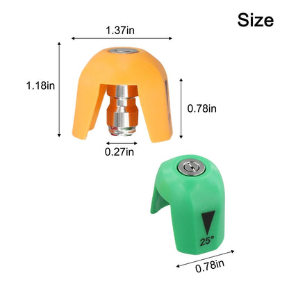5pcs Pressure Washer Nozzle Tips Set for Easy Spray Pattern Switching