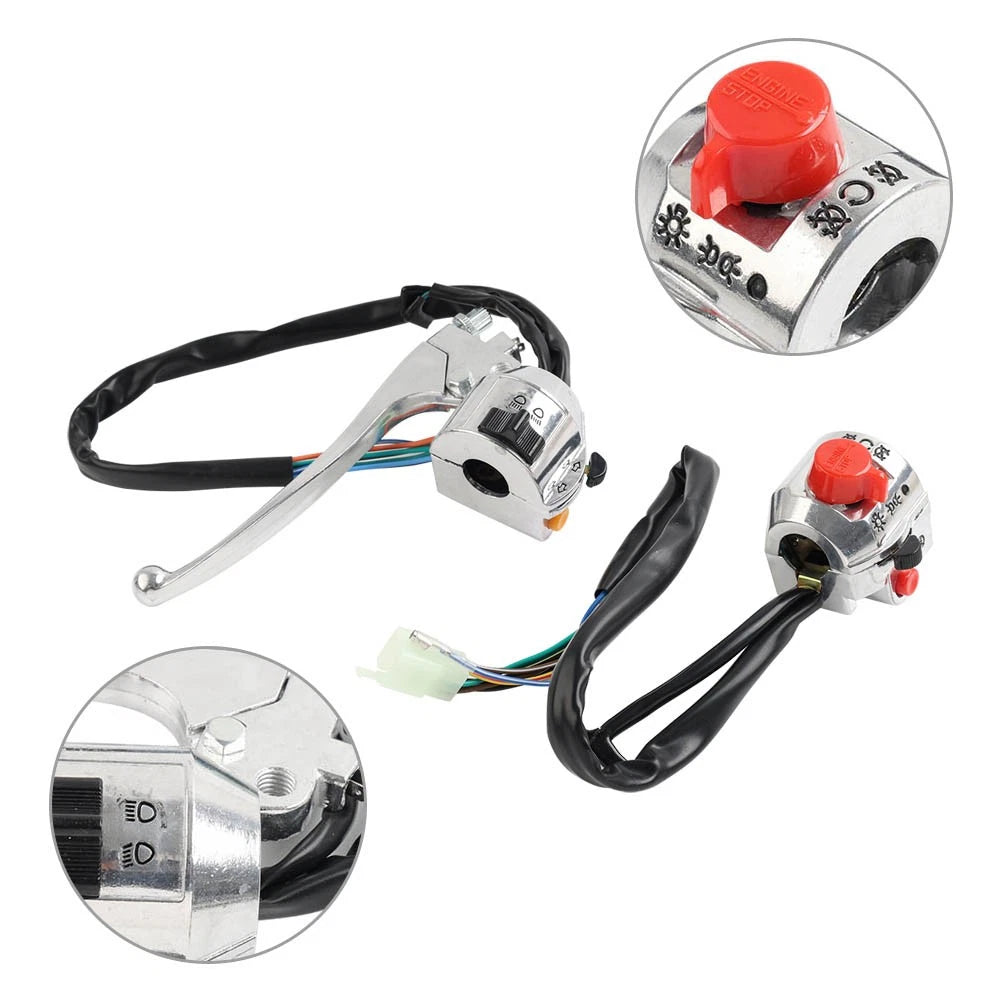 Handlebar Lever Switch Set for Honda CB125S CT90 XL350 (1973–1976)