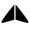 Rear Window Louver Shutter Trim for Audi Q5 (2018–2023) Black