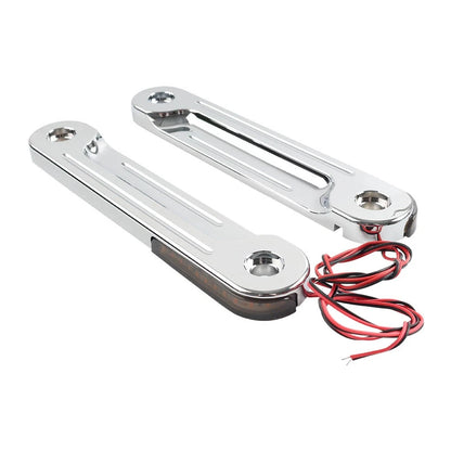 Front LED Flush Fork Turn Signal Brackets for Harley Tri Glide Ultra Classic