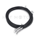 Complete Handlebar Cable Kit for Harley Touring (2014–2020) - Black Nylon