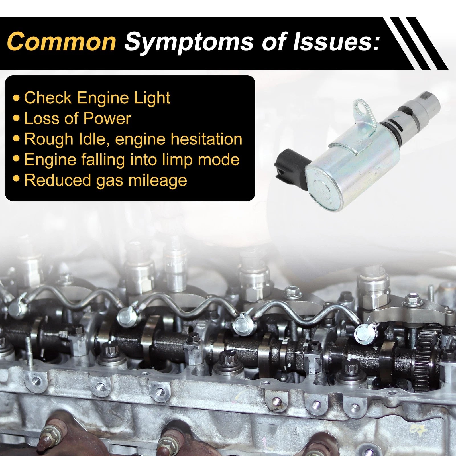 Engine VVT Solenoid Replacement for Mitsubishi Pajero (2007–2017)