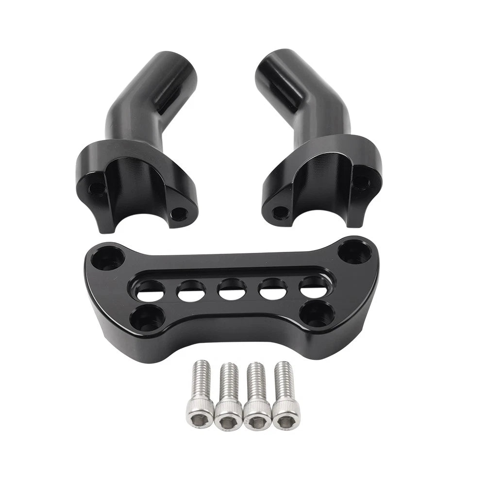 4" Tall Pullback Handlebar Riser 1" Clamp for Harley Dyna Super Glide