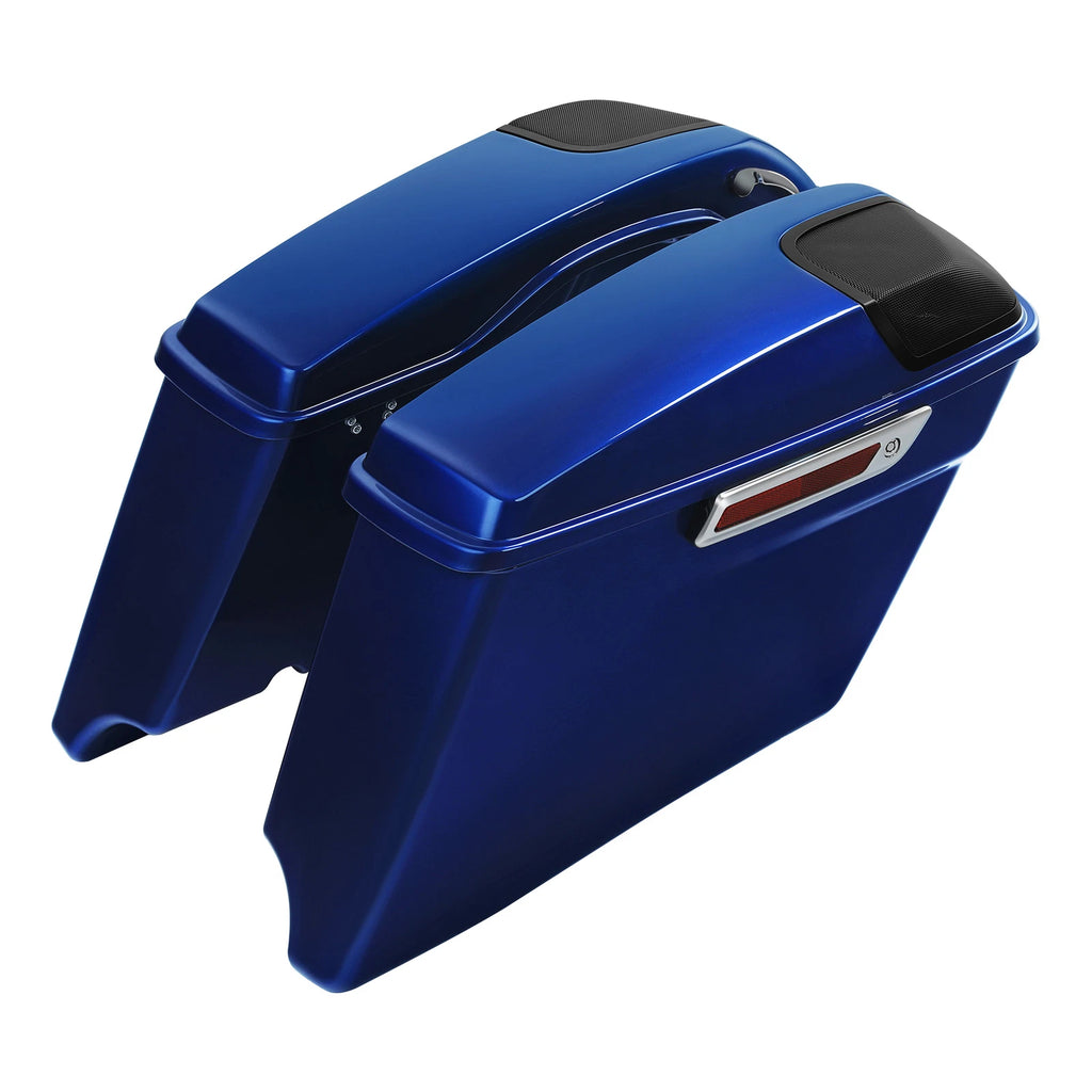 4" Stretched Saddlebags for Harley Touring Electra Glide (2014–2024)